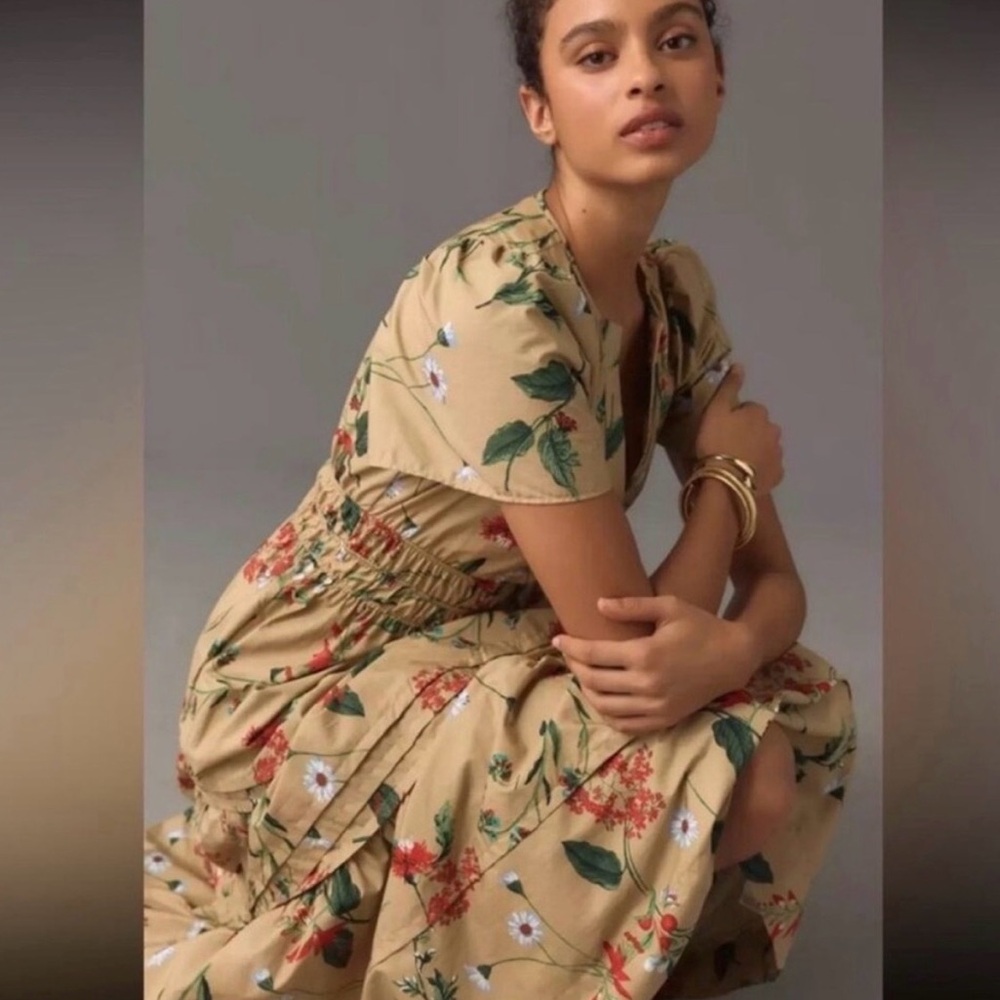 Anthropologie - NWT - The Somerset Floral Print Maxi Dress - Picture 2 of 8